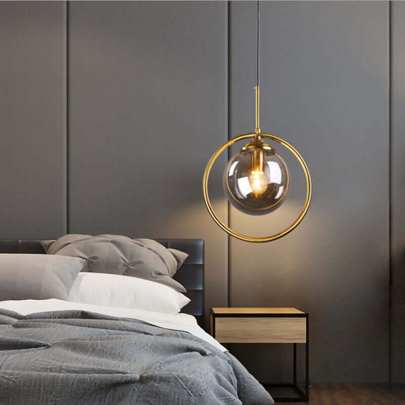Glass Globe Pendant Light - A Soothing Ambiance
