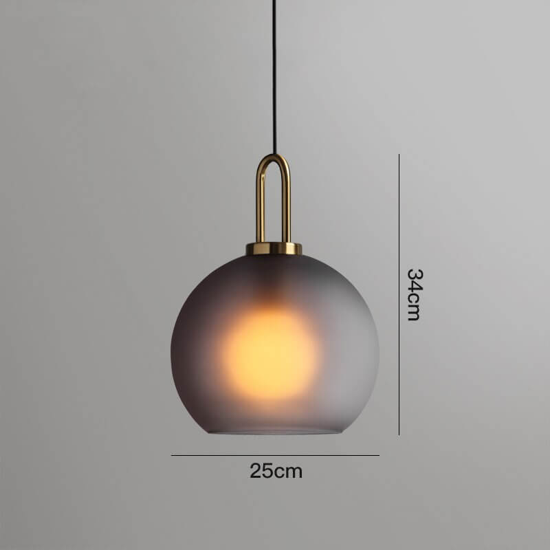 Glass Globe Pendant Light - Timeless Beauty