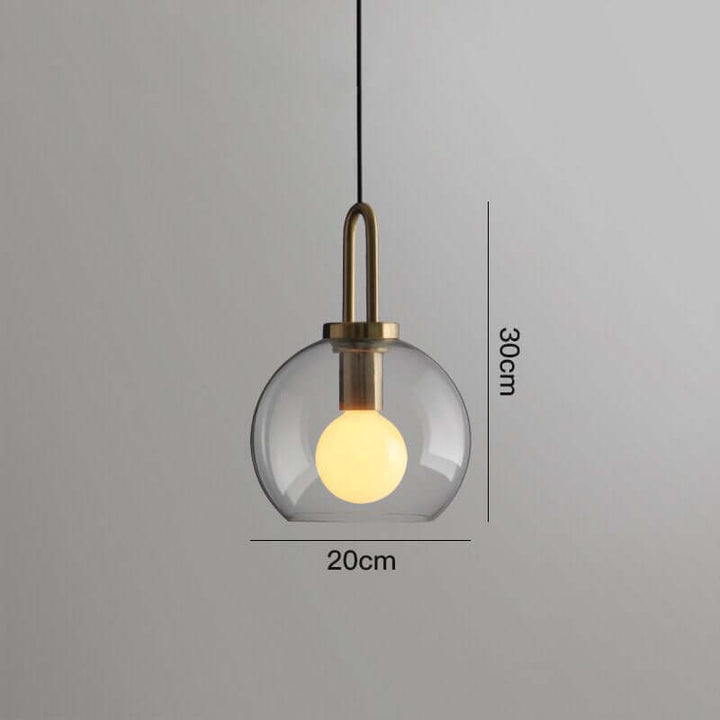 Glass Globe Pendant Light - Timeless Beauty