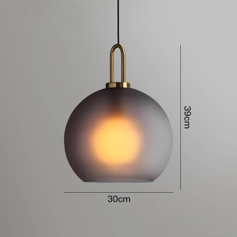 Glass Globe Pendant Light - Timeless Beauty