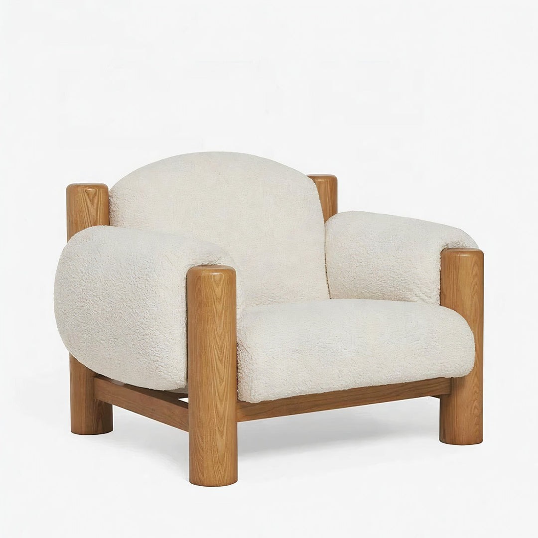 Armchair With Wood - Modern To Traditional