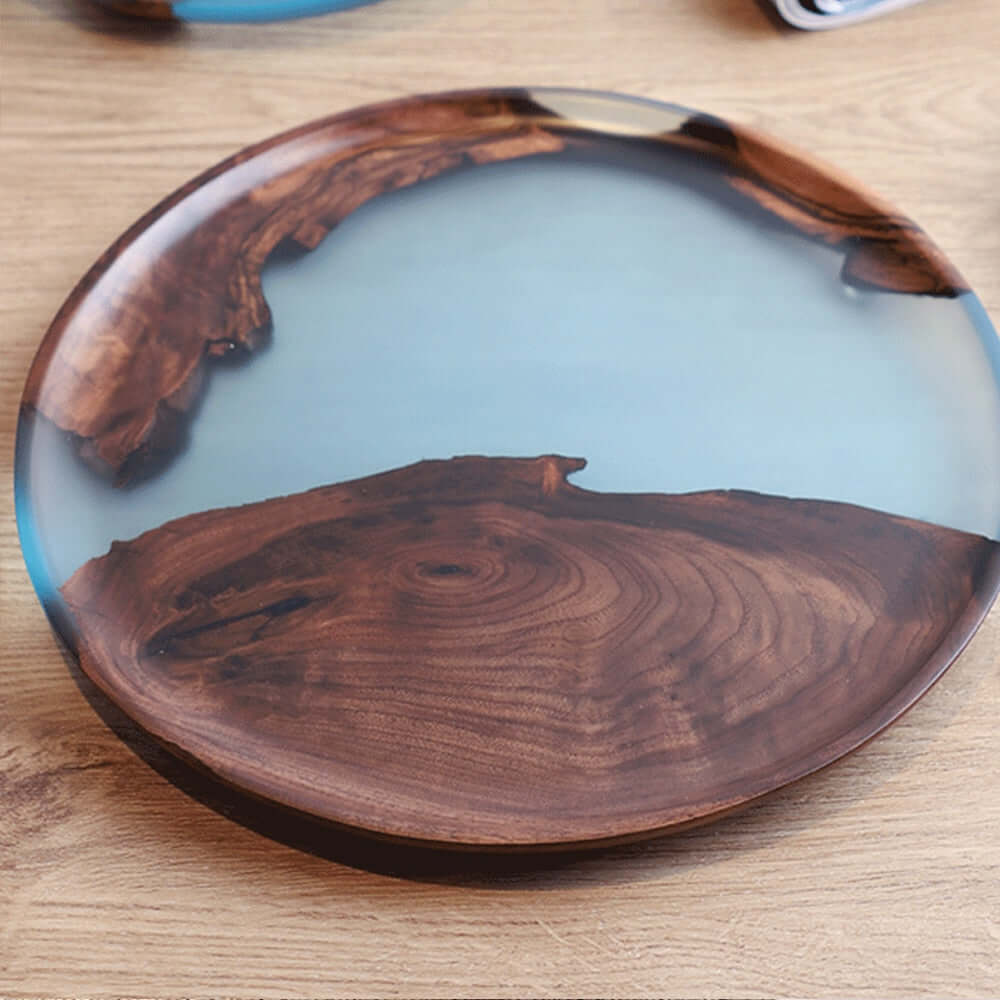 Wood Dinner Plates - Element Of Sophistication