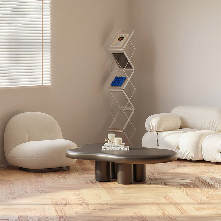 White Wood Coffee Table - Stunning Centerpiece