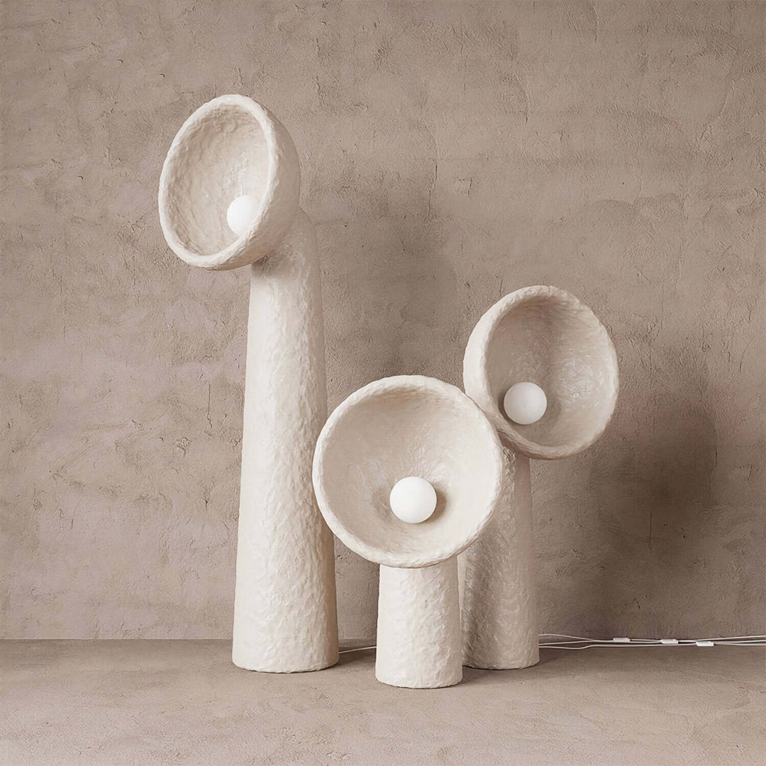 Sculptural Floor Lamp - Natural Beauty Of Mushrooms