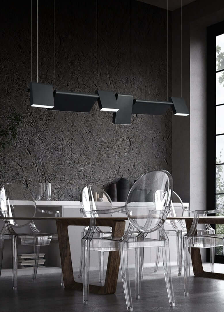 Black Ceiling Lights - Wide Spread Illumination
