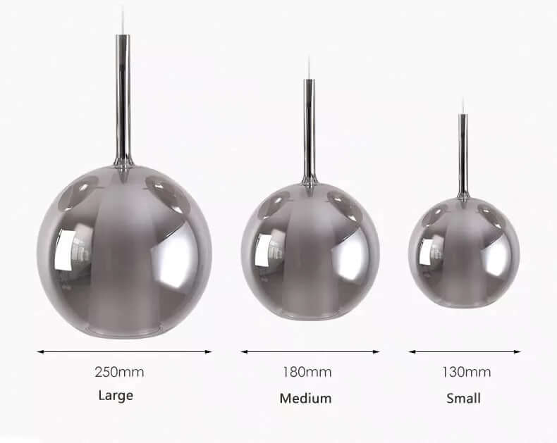 Glass Globe Pendant Light - Blend Of Beauty