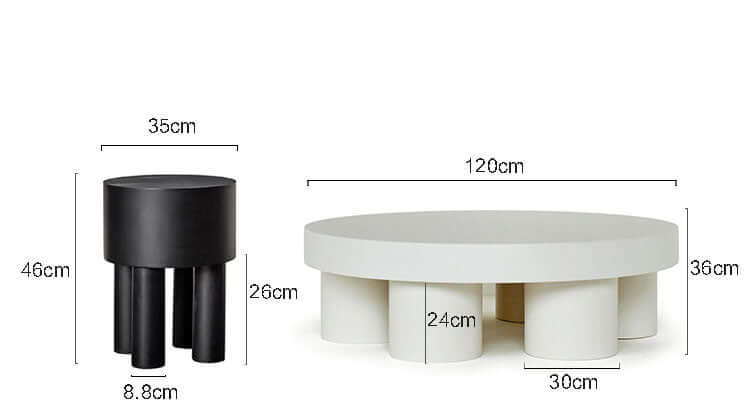Black Side Tables - Sturdy & Visually Appealing