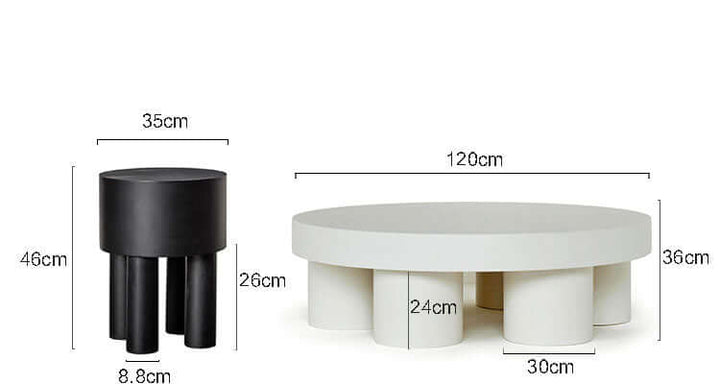 Black Side Tables - Sturdy & Visually Appealing