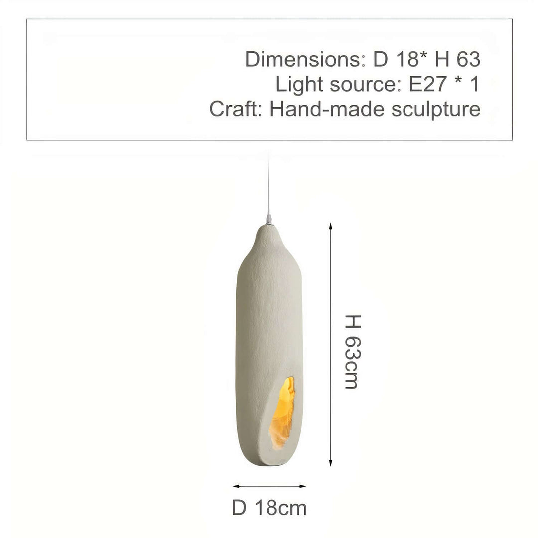 White Pendant Light - A Touch Of Class