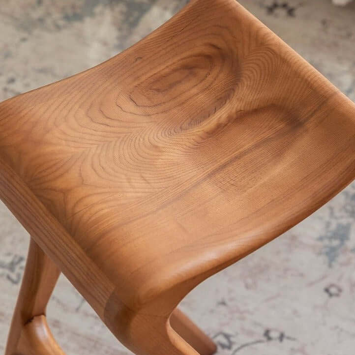 Solid Wood Bar Stools - Sleek & Modern Design