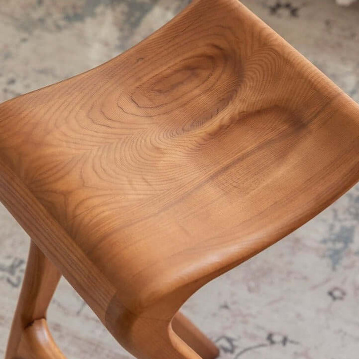 Solid Wood Bar Stools - Sleek & Modern Design