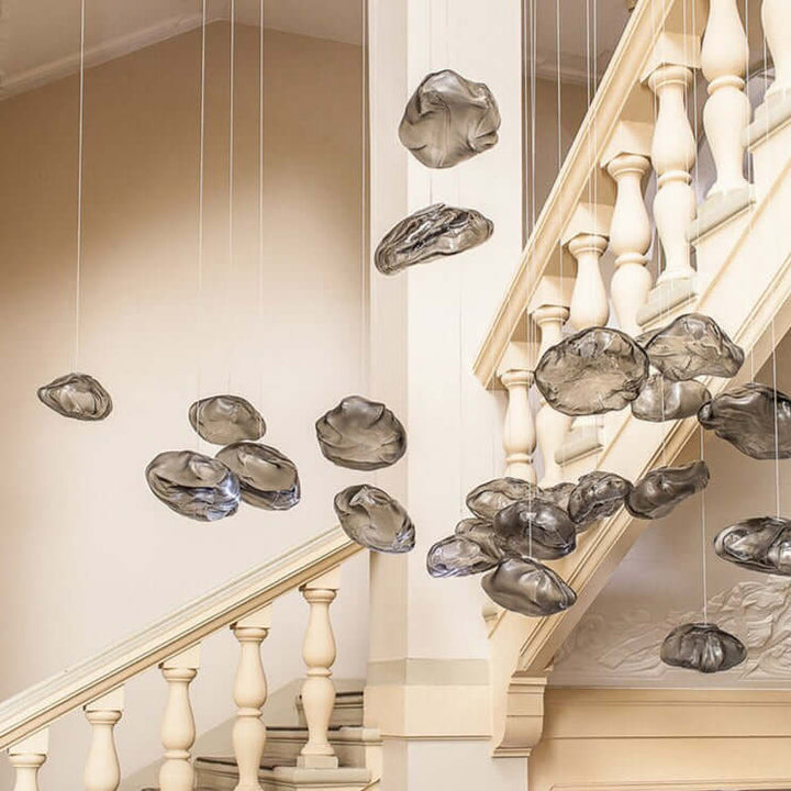 Glass Ceiling Light - Mesmerizing Interplay Of Light & Shadow