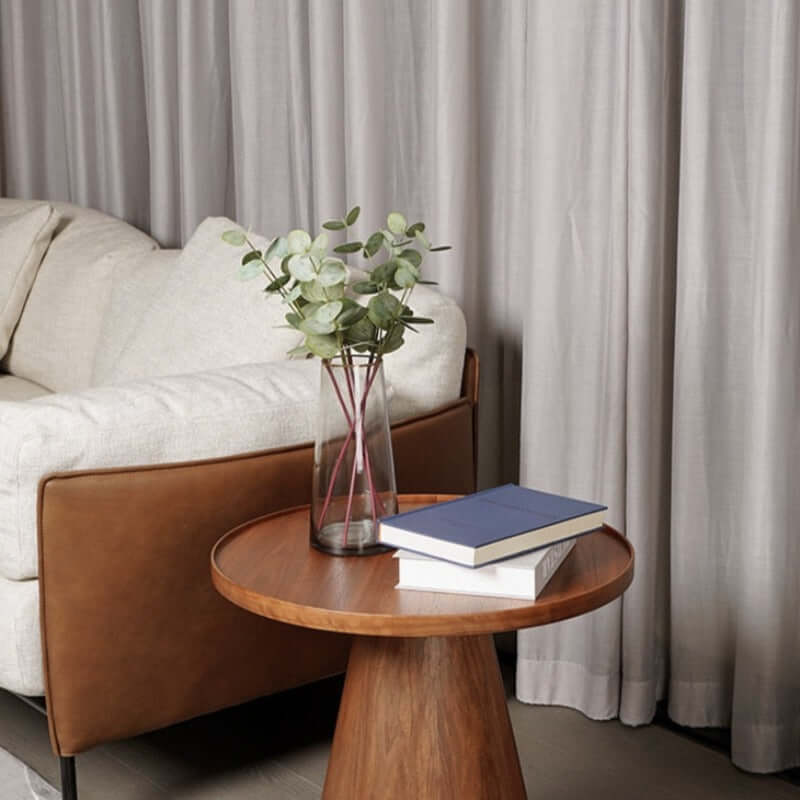 Wood Stool Side Table - Sturdy & Durable