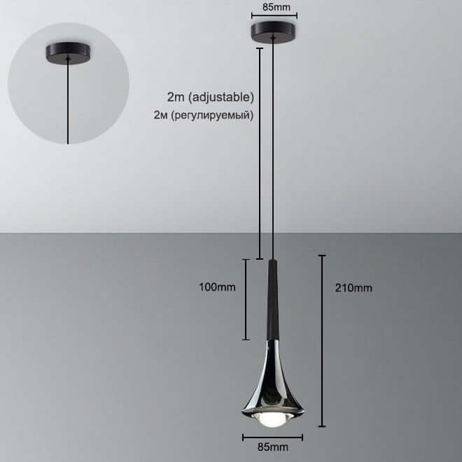 Black Hanging Pendant Lights - Classic Fixture