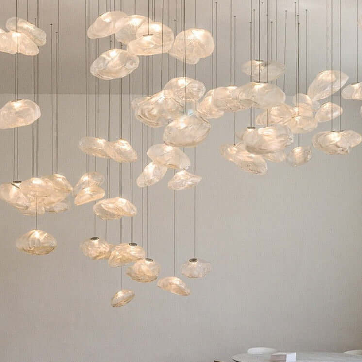 Glass Ceiling Light - Mesmerizing Interplay Of Light & Shadow