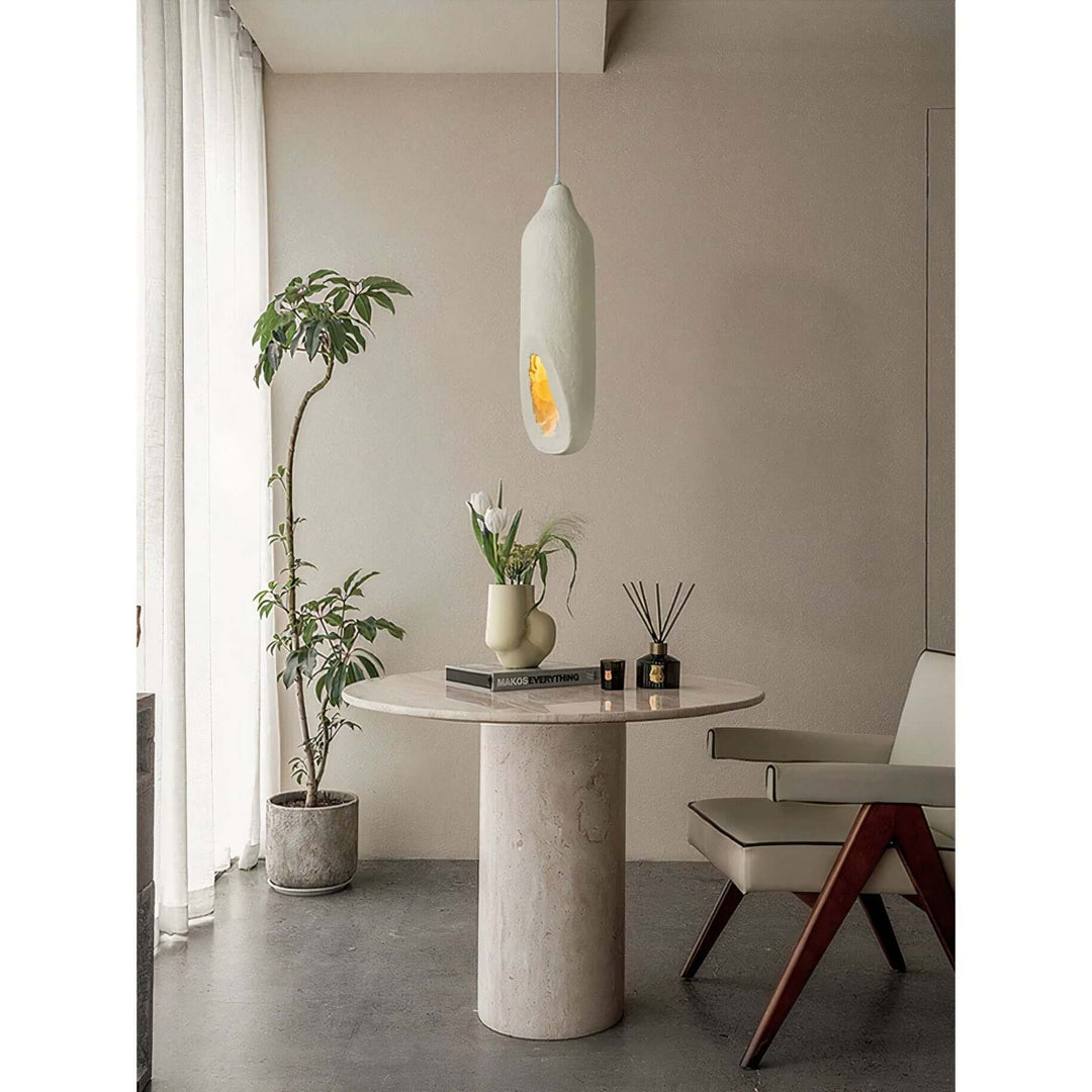 White Pendant Light - A Touch Of Class