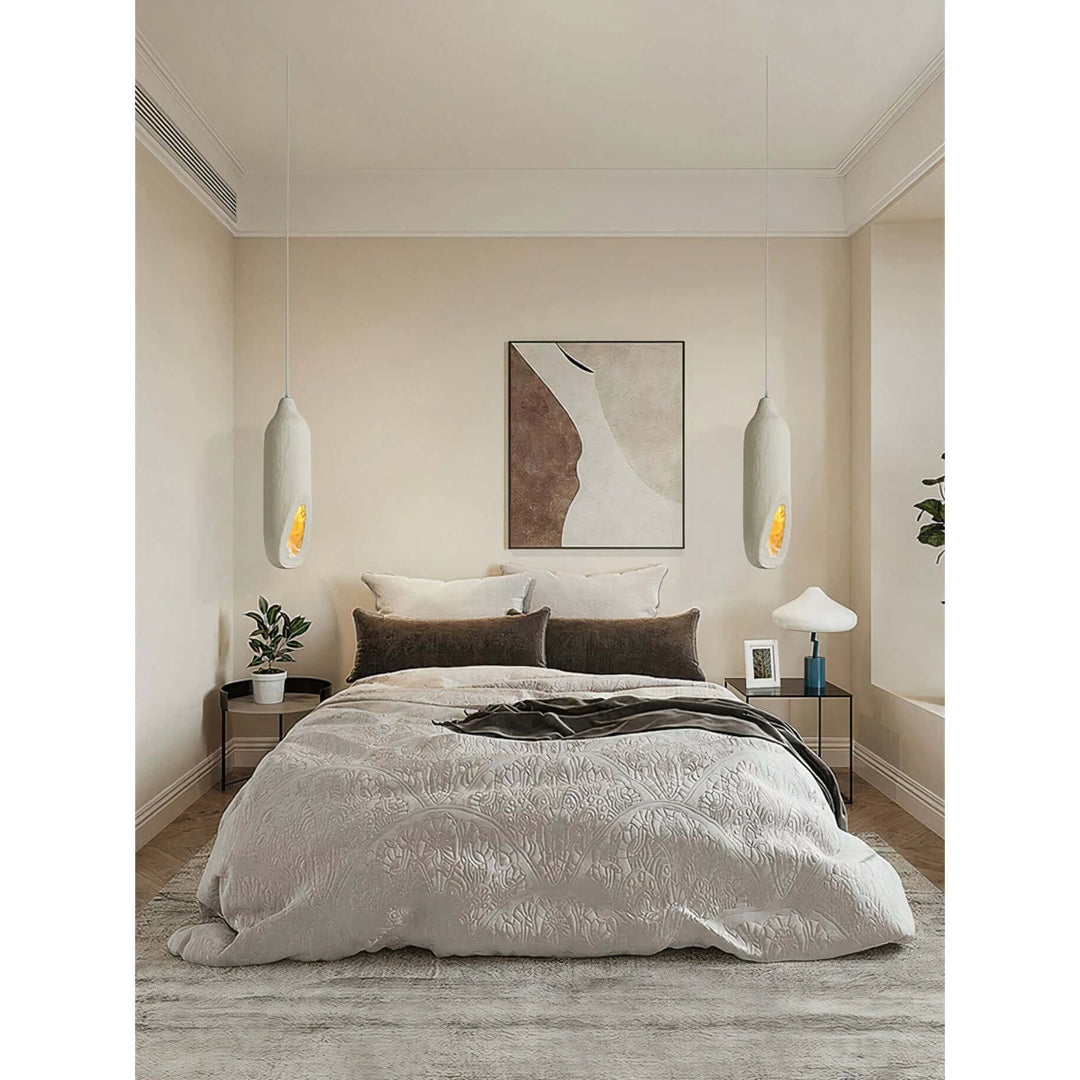 White Pendant Light - A Touch Of Class