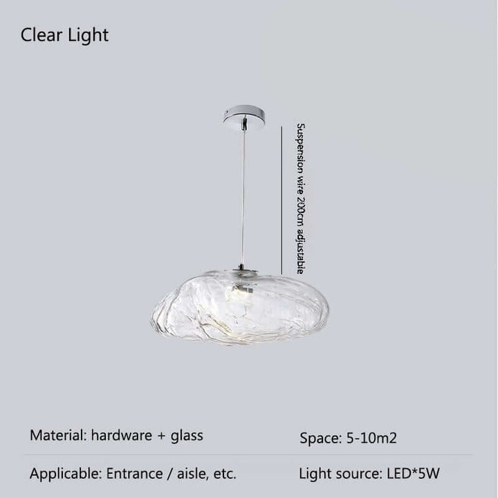 Glass Ceiling Light - Mesmerizing Interplay Of Light & Shadow