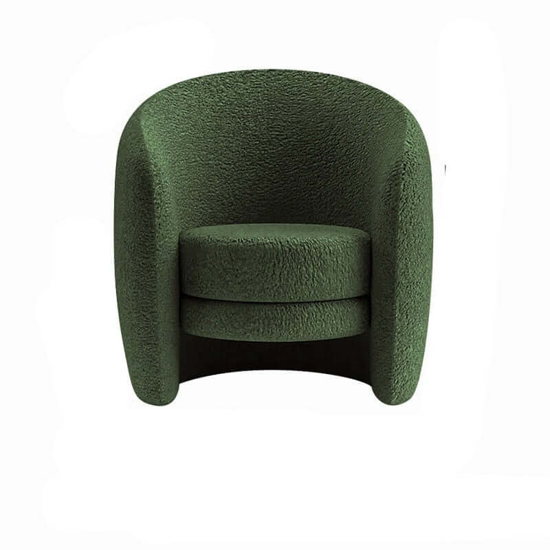 Vintage Lounge Chair - Luxurious Wool Chair