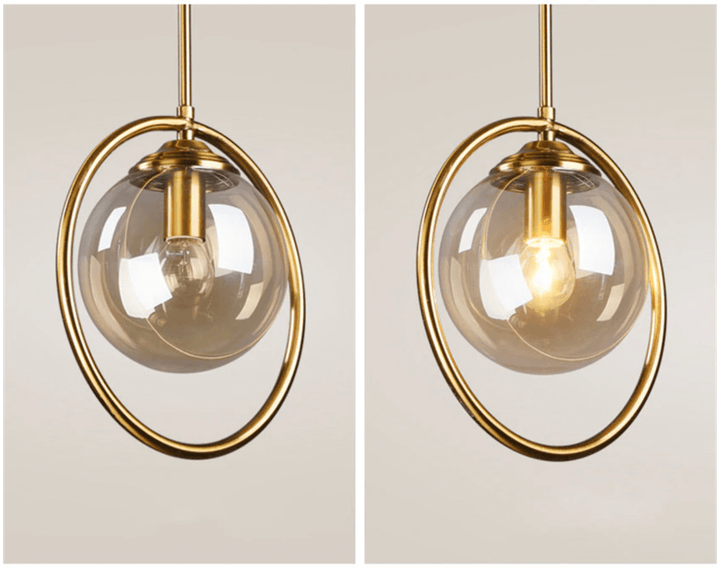 Glass Globe Pendant Light - A Soothing Ambiance