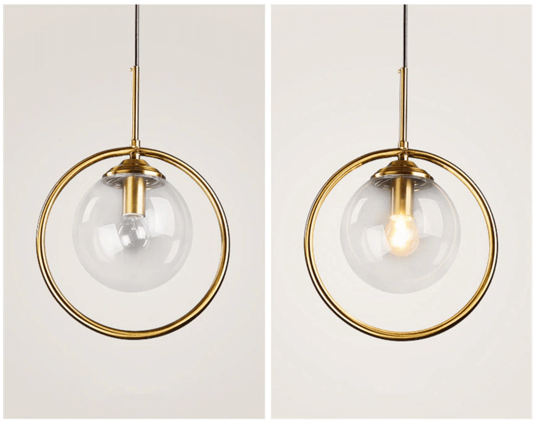 Glass Globe Pendant Light - A Soothing Ambiance