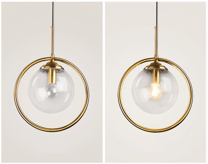 Glass Globe Pendant Light - A Soothing Ambiance