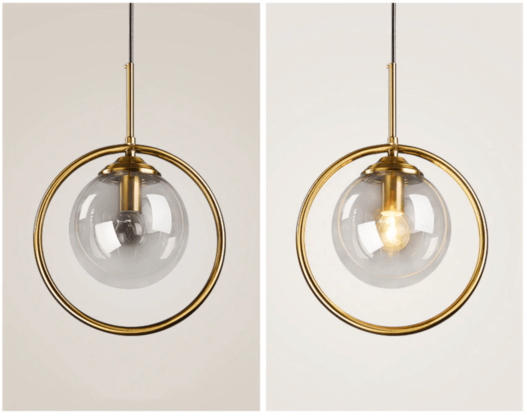 Glass Globe Pendant Light - A Soothing Ambiance