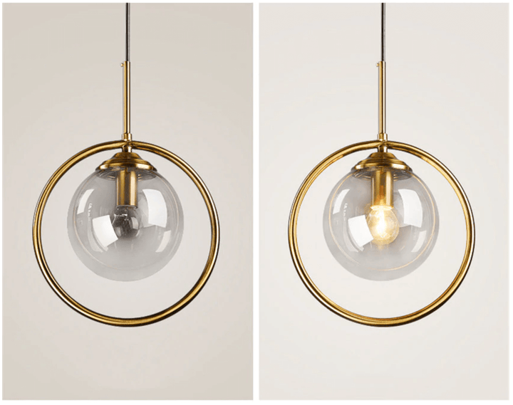 Glass Globe Pendant Light - A Soothing Ambiance