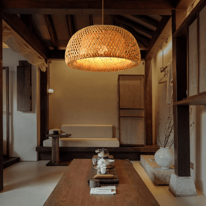 Bamboo Ceiling Light - Nature-Inspired Aesthetics