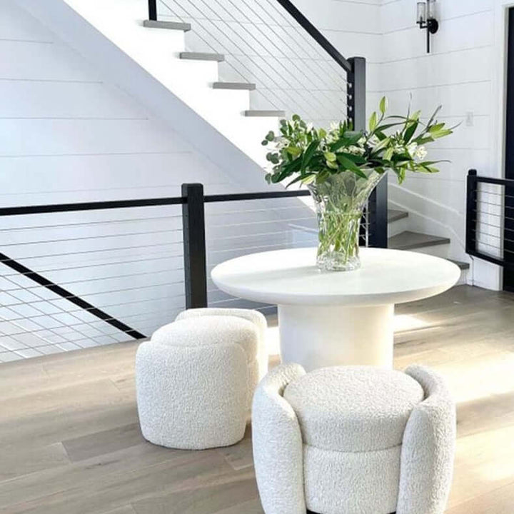 Vintage Lounge Chair - Luxurious Wool Chair