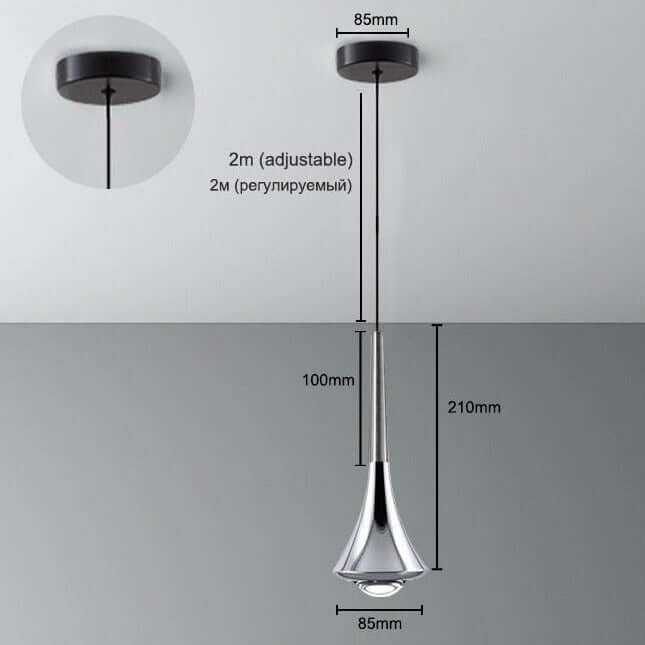 Black Hanging Pendant Lights - Classic Fixture