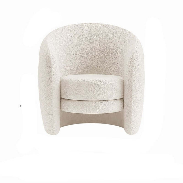 Vintage Lounge Chair - Luxurious Wool Chair