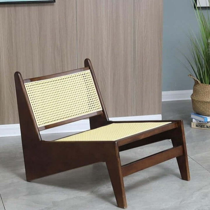 Wood Lounge Chair - Mid-Century Elegance