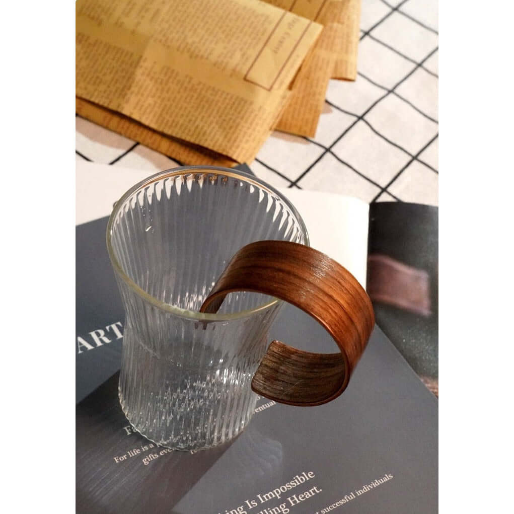 Glass Latte Coffee Mugs - Precision & Elegance