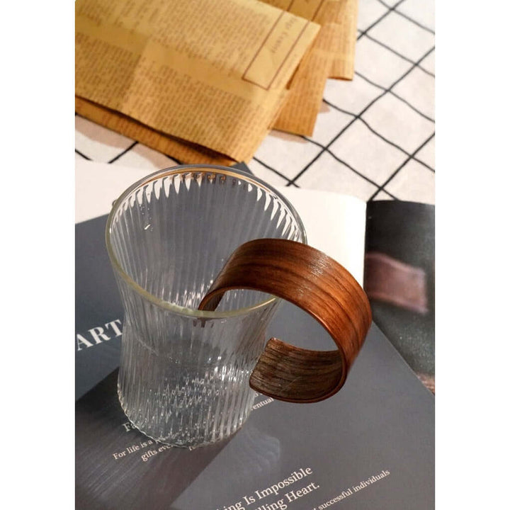 Glass Latte Coffee Mugs - Precision & Elegance