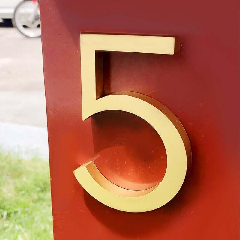 Metal House Number Signs - Perfect For Your Home's Exterior