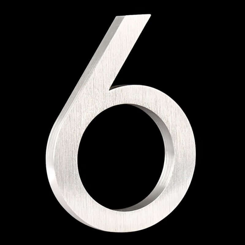Metal House Number Signs - Sleek & Simple