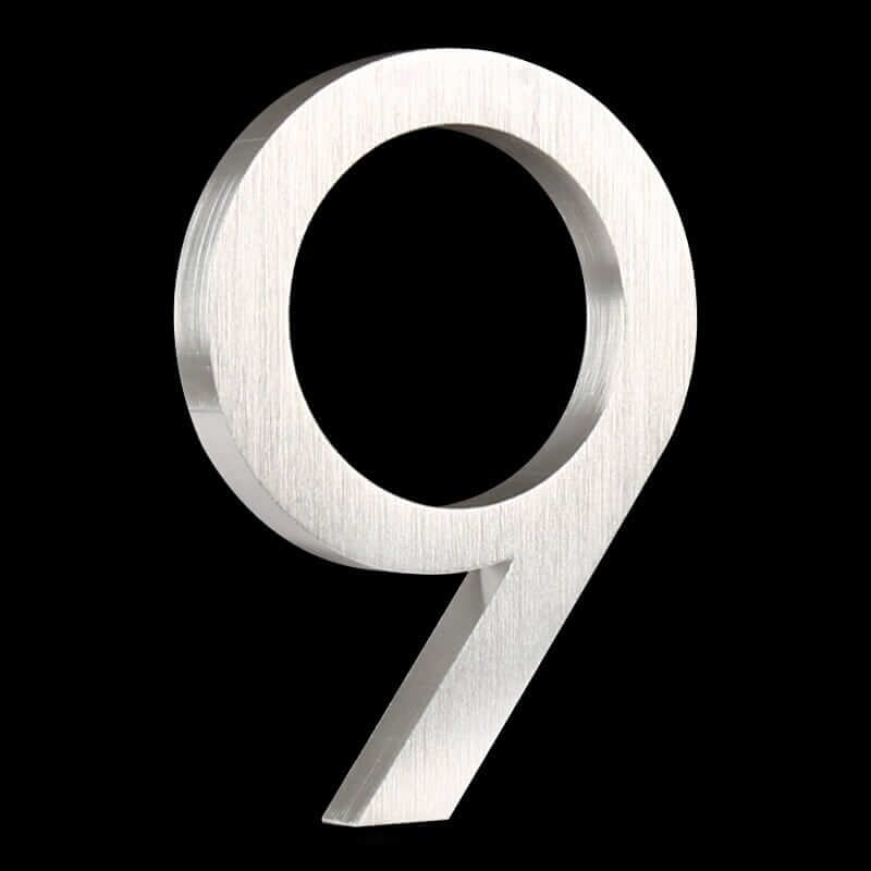 Metal House Number Signs - Sleek & Simple