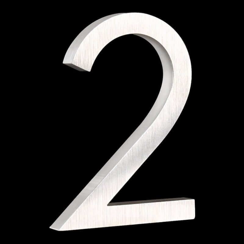 Metal House Number Signs - Sleek & Simple