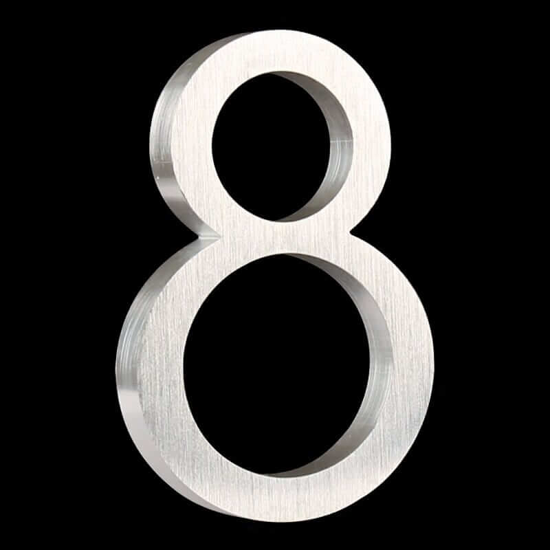 Metal House Number Signs - Sleek & Simple
