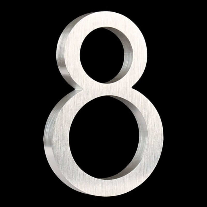 Metal House Number Signs - Sleek & Simple