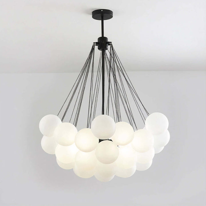 Lavender Blurred Bubbles Ceiling Light