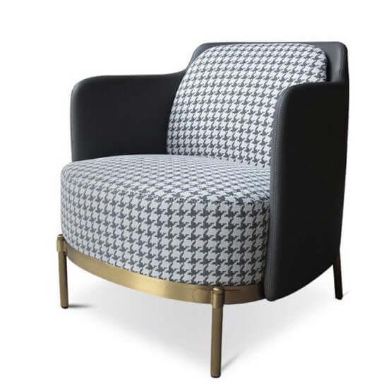 Grey And White Armchair - Comfort & Relaxation