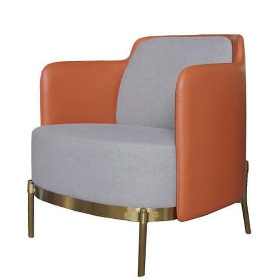 Grey And White Armchair - Comfort & Relaxation