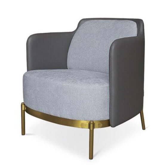 Grey And White Armchair - Comfort & Relaxation