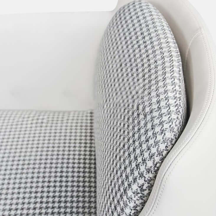 Grey And White Armchair - Comfort & Relaxation