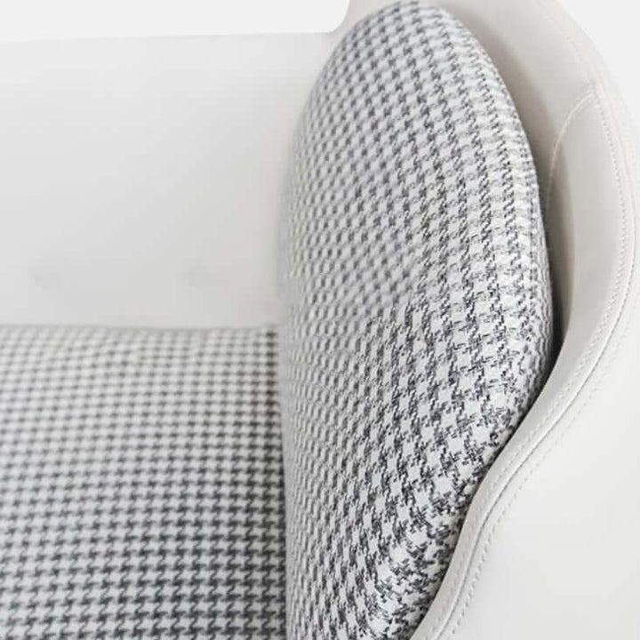 Grey And White Armchair - Comfort & Relaxation