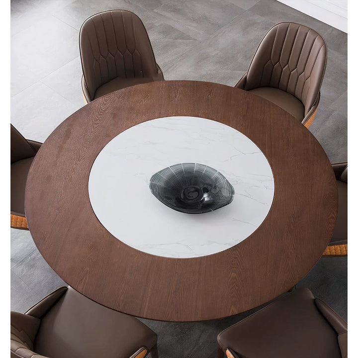 Dark Wood Dining Table - Premium Quality & Wood