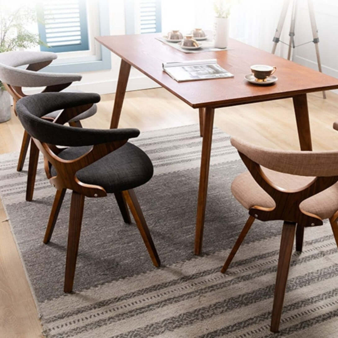 Wood Dining Chair With Cushion