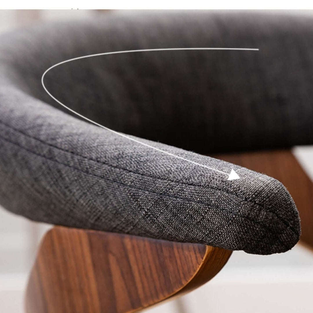 Wood Dining Chair With Cushion